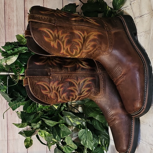 Justin Boots Other - Justin Boots Driller Steel Toe Western Work Cowboy Boots 11.5 EE